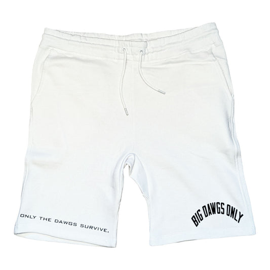 BDO White Shorts BLK label